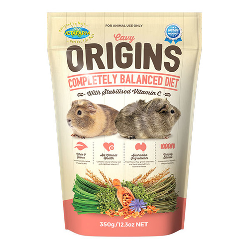 Vetafarm Cavy Origins Diet Guinea Pig Food - 350g