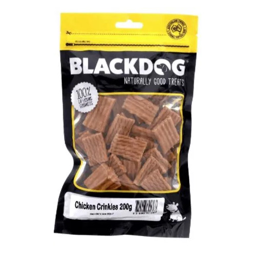 Blackdog Chicken Crinkles - 200g