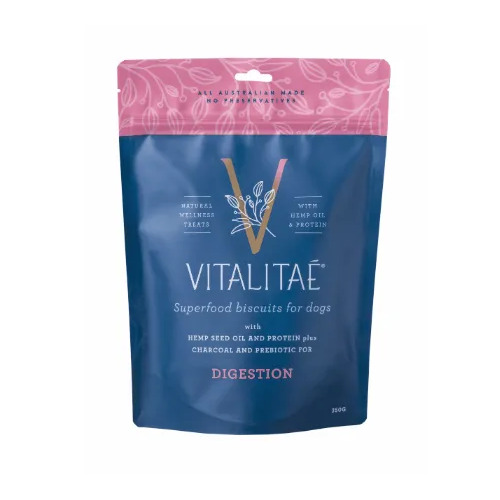 Vitalitae Biscuit Digestion Dog Treats - 350g