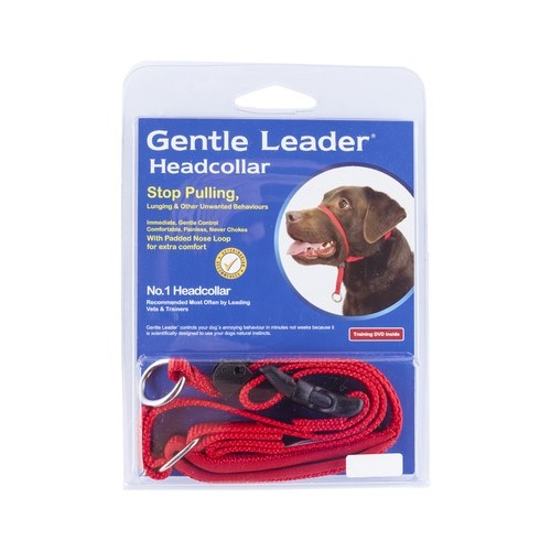 Gentle Leader Head Collar for Dogs - Medium - Red