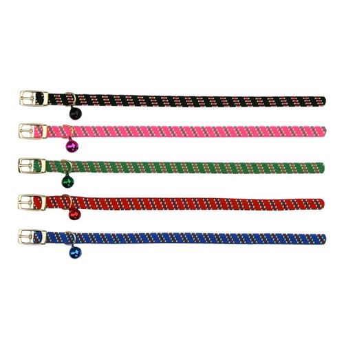 Beau Pets Safety Elastic Dot Cat Collar - Pink