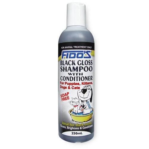 Fido's Black Gloss Shampoo with Conditioner - 1L