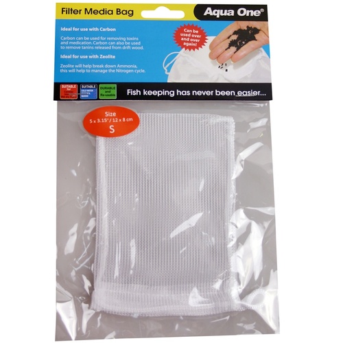 Aqua One Aquarium Filter Media Bag Small (12x8cm)