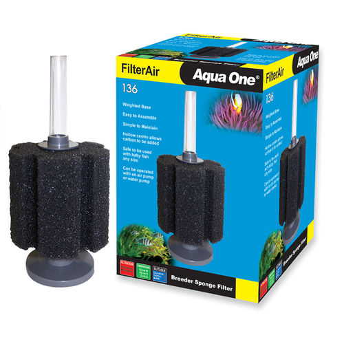 Aqua One FilterAir 136 Aquarium Filter - 12x24x12cm