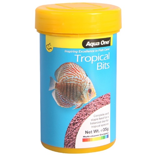 Aqua One Tropical Bits Food - 35g