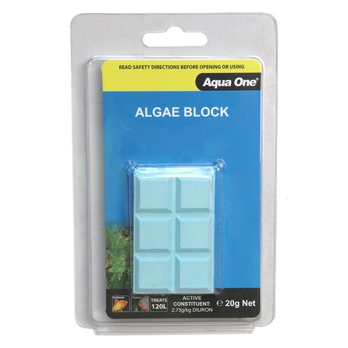 Aqua One Block Algae Eliminator 4 Pack (20g X 4)