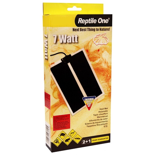 Reptile One Heat Mat for Reptiles - 7W (15cm x 28cm)
