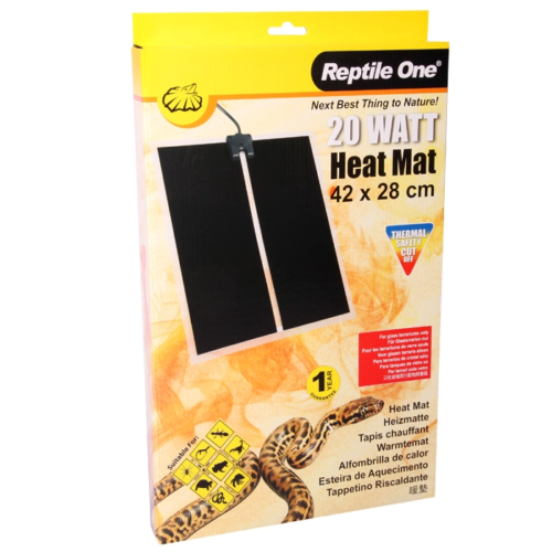 Reptile One Heat Mat for Reptiles - 20W (42cm x 28cm)