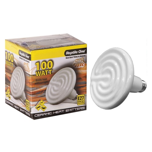 Reptile One Ceramic Heat Lamp (100 Watt) Eddison Screw Fitting