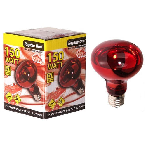 Reptile One Infrared Heat Lamp (150 Watt) Eddison Screw Fitting