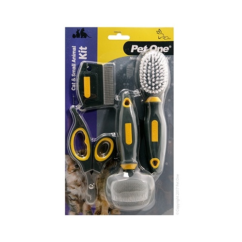 Pet One Cat & Small Animal Grooming Care Kit