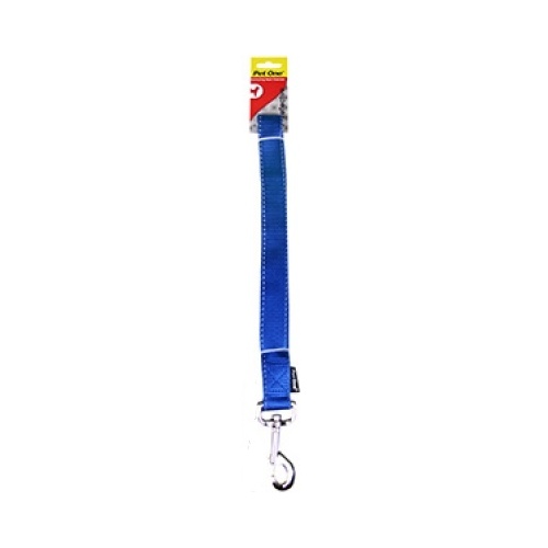 Pet One Reflective Nylon Dog Leash - 150cm x 15mm - Blue