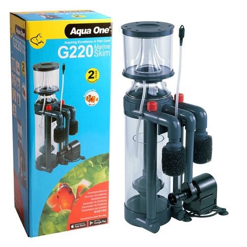 Aqua One ProSkim Marine Skimmer G220 with Pump - Up to 800L