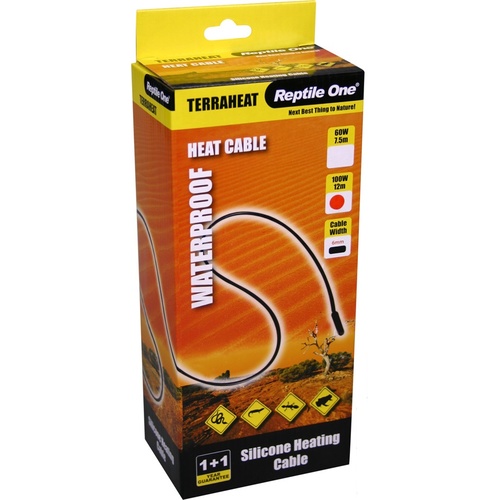 Reptile One Terraheat Waterproof Heat Cord 100W (12 Meters)