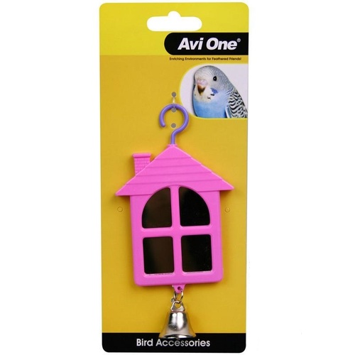 Avi One Bird Toy House Shaped Mirror
