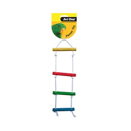 Avi One Bird Toy Ladder On Rope - Medium