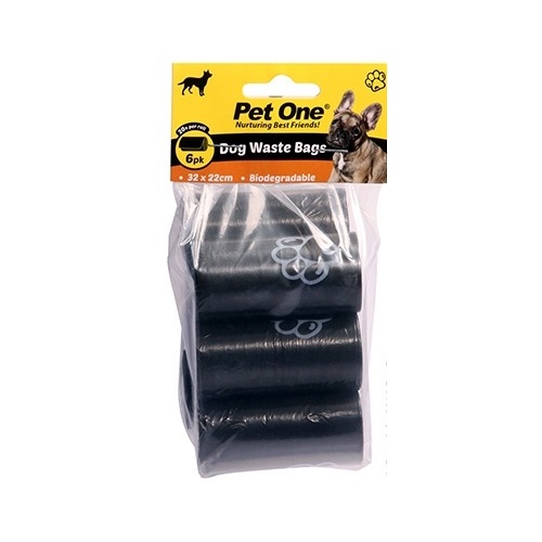 Pet One Dog Waste Bags - 6 Pack