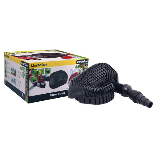 Pond One MantaRay 4000 Filter Pump - 4000L/H (3.2mh) (10M Cable)