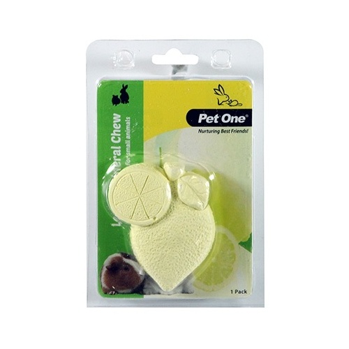 Pet One Small Animal Mineral Chew - Lemon