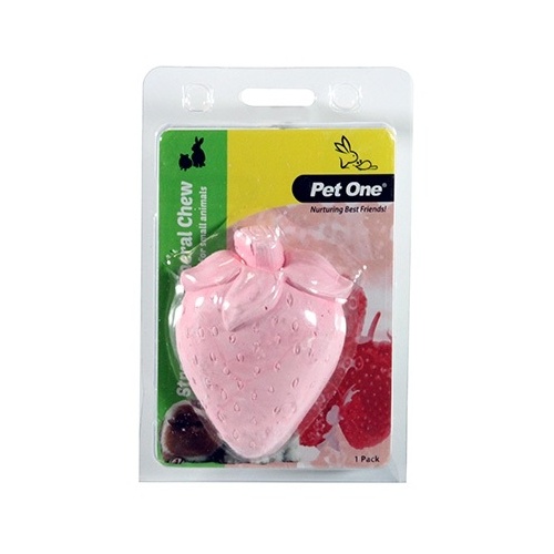 Pet One Small Animal Mineral Chew - Strawberry