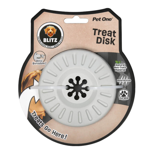 Pet One Blitz Rubber Treat Disk