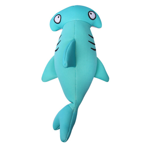 Pet One Splash Squeaky Dog Toy - Hammerhead Shark - 30cm
