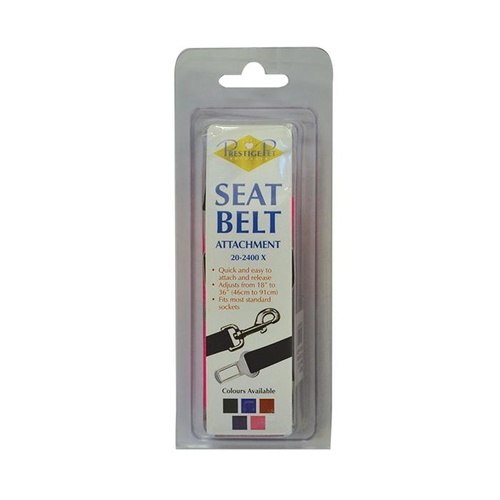 Prestige Seat Belt with Attachment - 46-91cm - Black