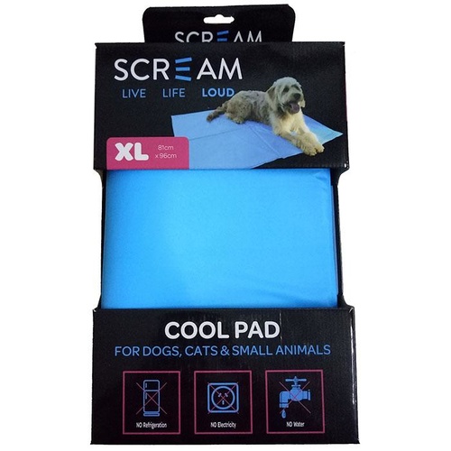 Scream Pet Cool Pad - Blue - X-Large (81cm x 96cm)