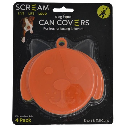 Scream Dog Food Can Covers - 4 Pack