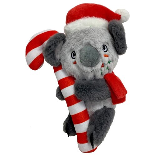 Snuggle Pals Christmas Koala with Candy Cane (28cm)