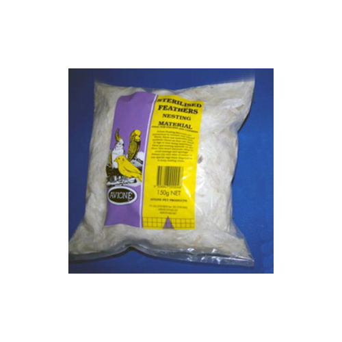 Sterilised Feather Nesting Material for Finches & Canaries (Avione) - 150g