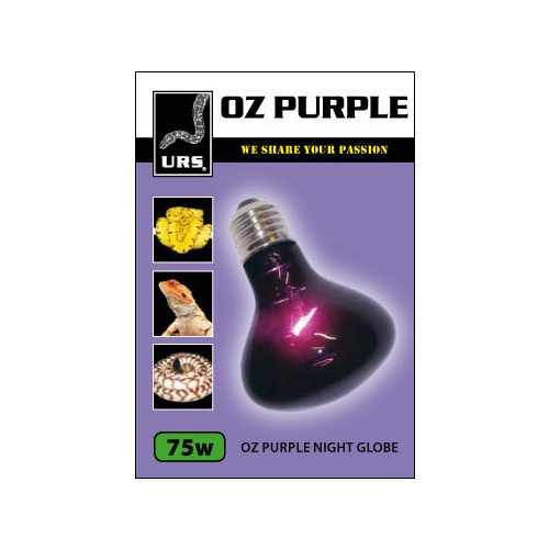 URS OZ Purple Night Heat & Light Globe - 75 Watt