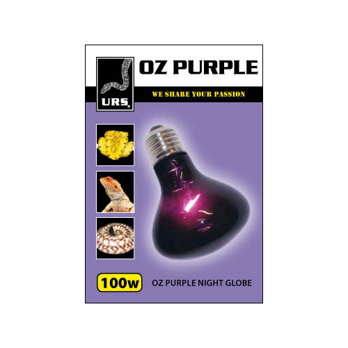 URS OZ Purple Night Heat & Light Globe - 100 Watt