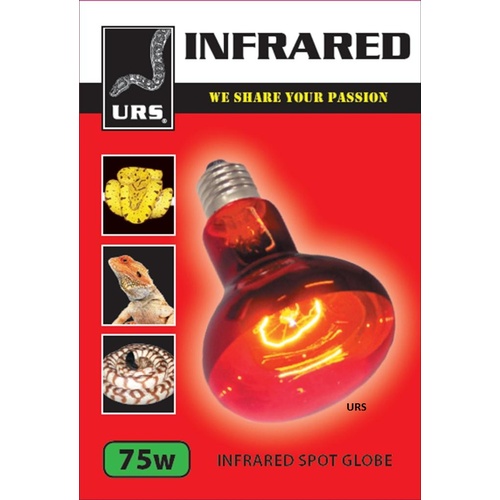 URS Infrared Spot Lamp Globe - 75 Watt