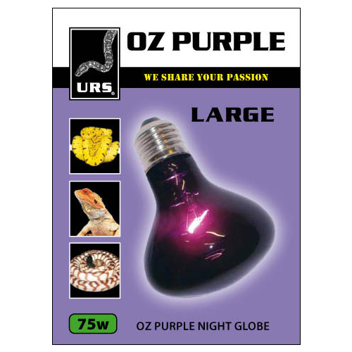 URS OZ Purple Night Heat & Light Globe - Large - 75 Watt