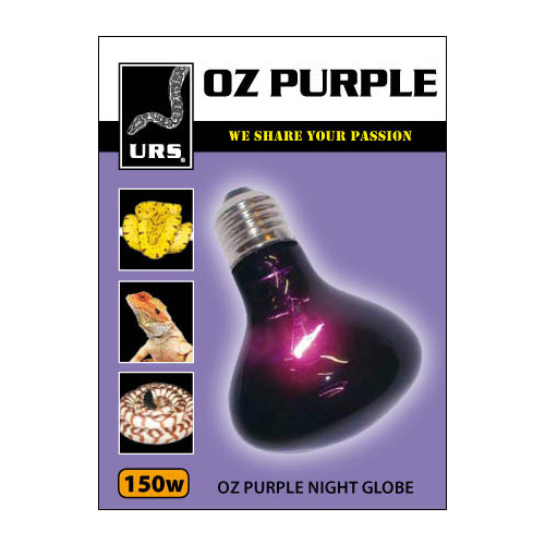 URS OZ Purple Night Heat & Light Globe - 150 Watt