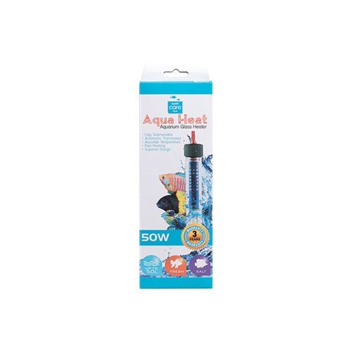 Aquacare Aquarium Glass Heater - 50 Watt