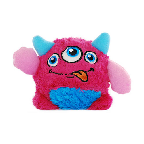 Monstaaargh Squeaker Dog Toy - Small (8cm) - Boo (Pink)