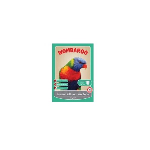 Wombaroo Lorikeet & Honeyeater Food - 300g