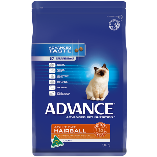 Advance Adult Cat Hairball - Chicken - 3 kg