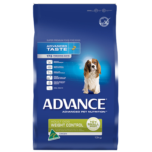 advance weight control small breed