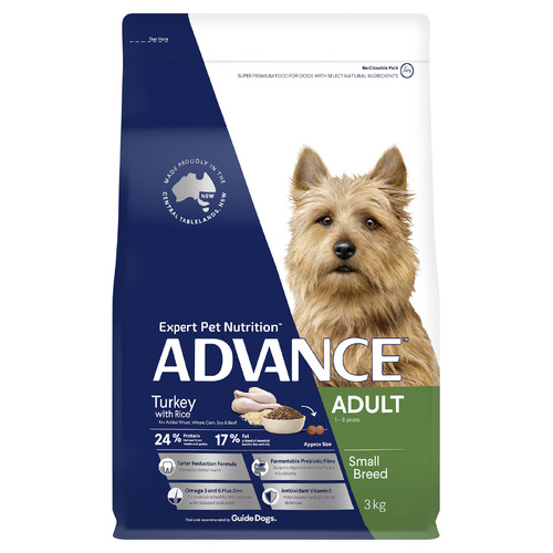 Advance Adult Dog Small Breed - Turkey - 3kg