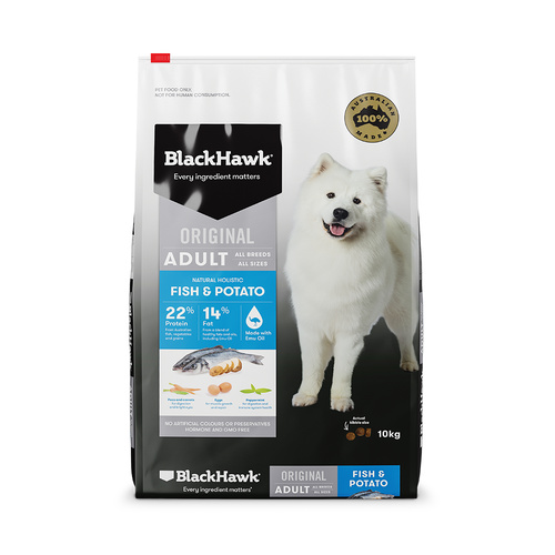 Black Hawk Adult Fish & Potato - 10kg
