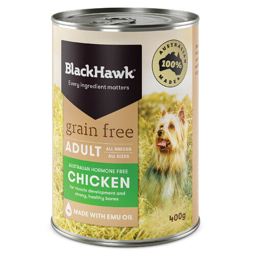 Black Hawk Grain Free Can Chicken - 400g