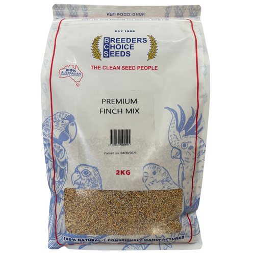 Finch Mix 2 kg- Bird Seed - Breeders Choice