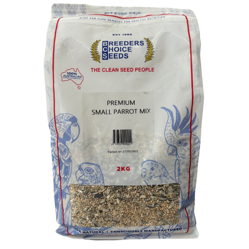 Small Parrot Mix 2kg- Bird Seed - Breeders Choice