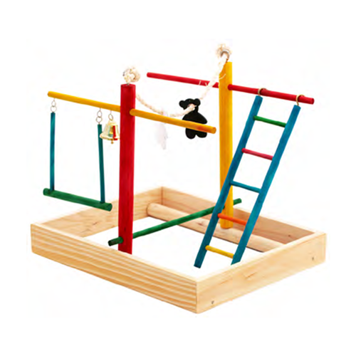 Birdie Play Gym for Budgies - Small (28x23x28cm)