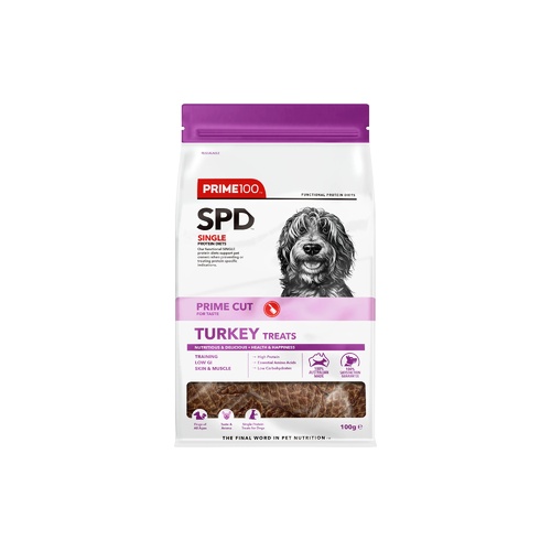 Prime 100 SPD Prime Cut Treats - Turkey - 100g