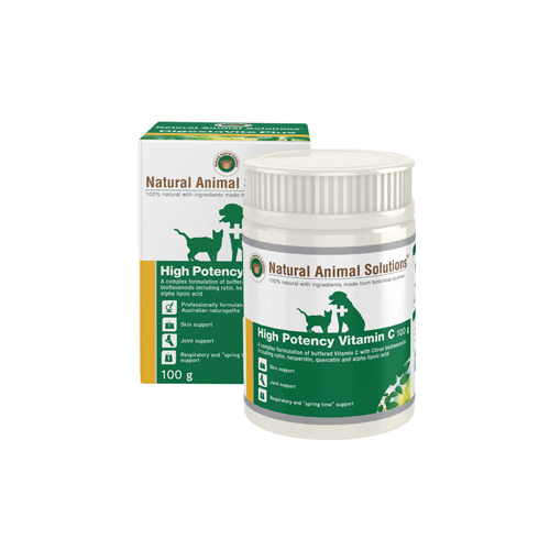 High Potency Vitamin C for dogs, cats and horses - 100g - Natural Animal Solutions
