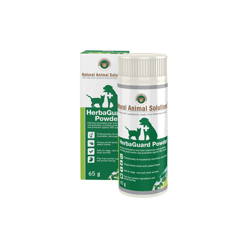 HerbaGuard Powder for dogs, cats & small animals - 65g - Natural Animal Solutions